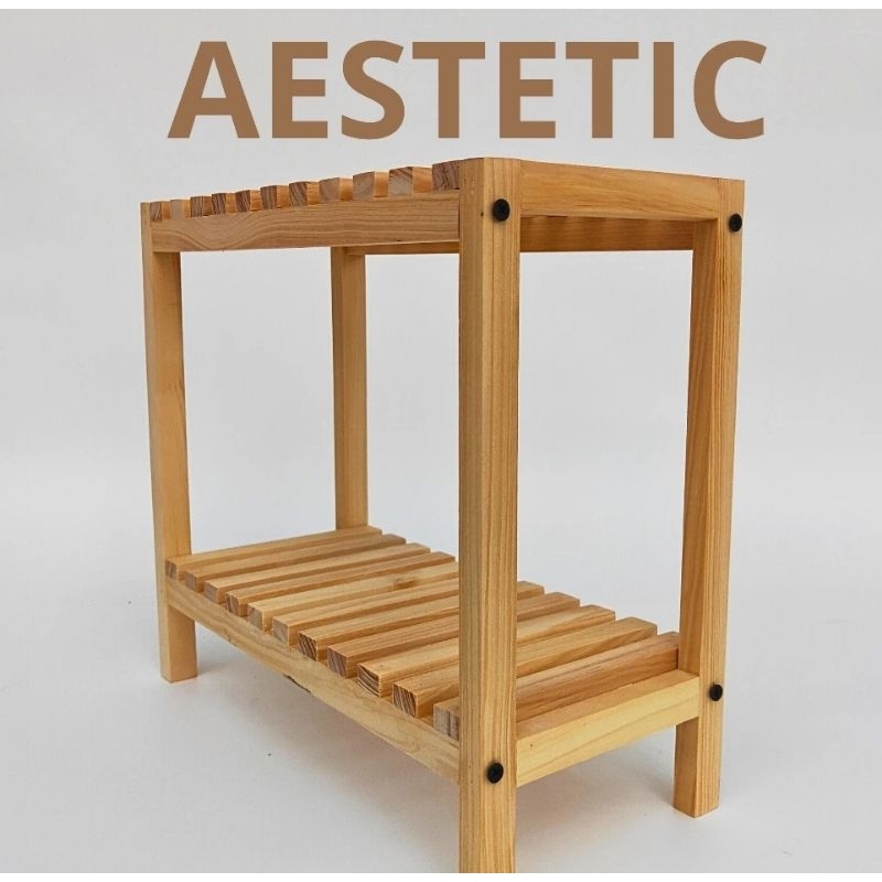 Jual Model Rak Bumbu 2 Tingkat Model estetik 20X40 | Shopee Indonesia