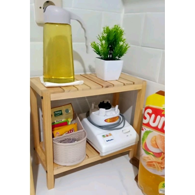 Jual Model Rak Bumbu 2 Tingkat Model estetik 20X40 | Shopee Indonesia