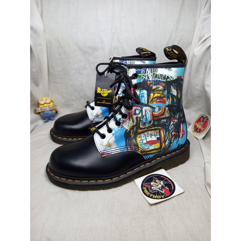 Jual sepatu boots dr martens 1460 jean michel basquiat II docmart jmb ...