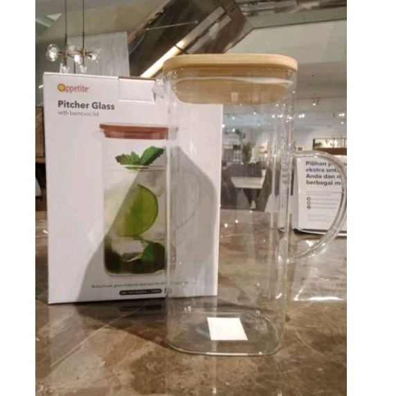 Jual INFORMA Teko/Pitcher Tutup Kayu Aesthetic/Teko Minyak/Teko Air ...