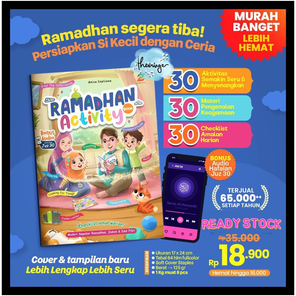 Jual [GROSIR] 2024 RAMADHAN ACTIVITY BOOK Buku Aktivitas Hadiah Kado ...