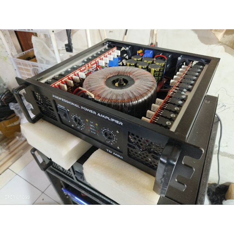 Jual POWER RAKITAN 20 AMPER VERSI BUILD UP power amplifier ombro fitur