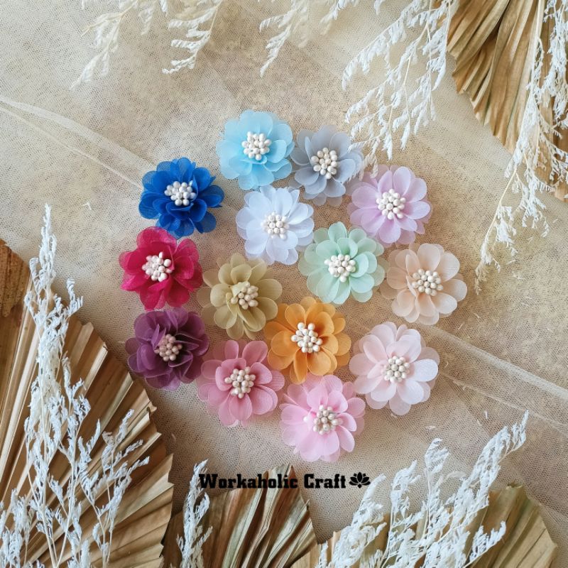 Jual Bunga Kain Aritificial Bunga Buatan Bahan Dekorasi | Shopee Indonesia
