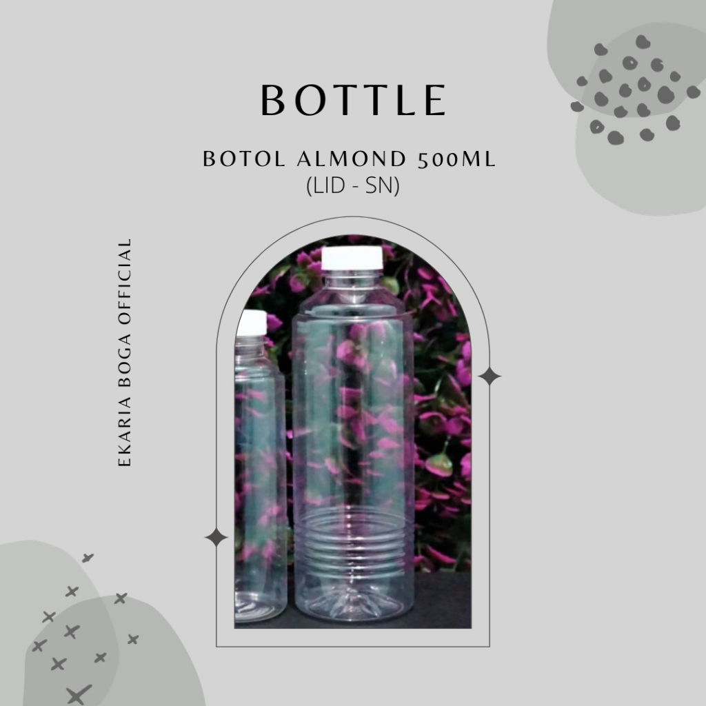 Jual BOTTLE | BOTOL PLASTIK | BOTOL MINUMAN | BOTOL ALMOND 500ML 250ML ...