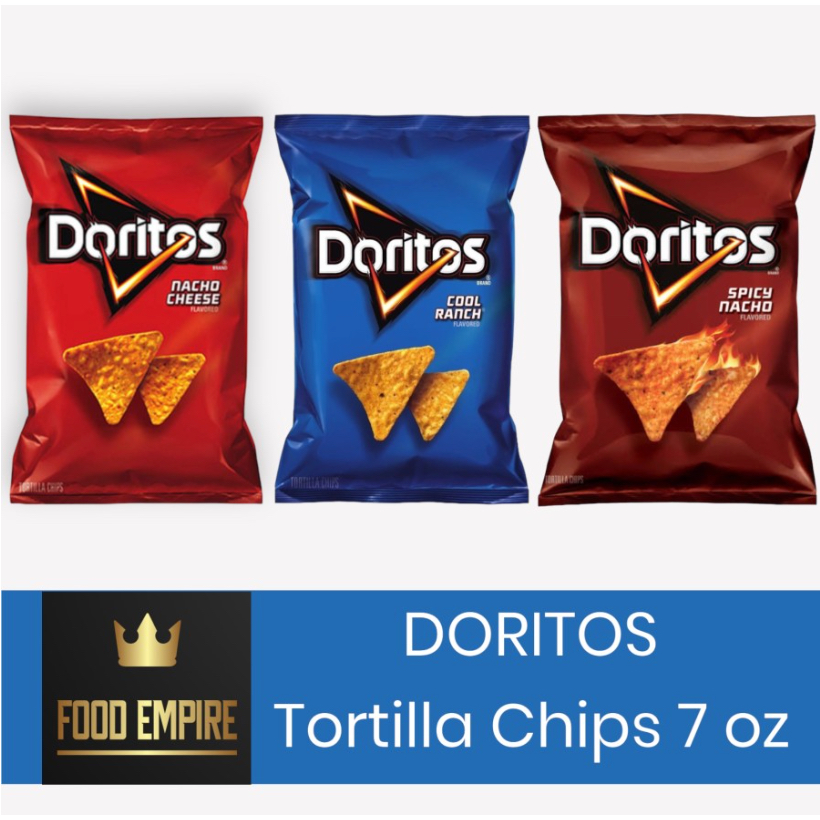 Jual DORITOS Tortilla Chips 7 oz | Nacho Cheese - Cool Ran…
