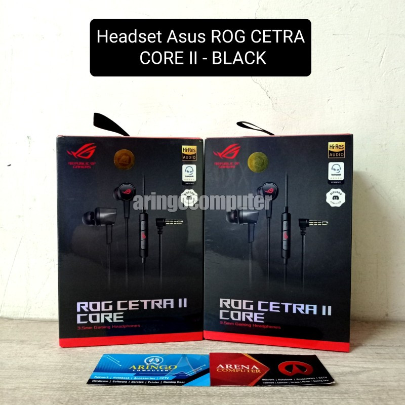 Jual Headset Asus ROG CETRA CORE II - BLACK | Shopee Indonesia