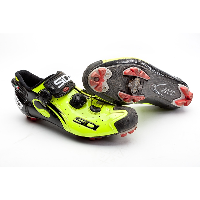SIDI MTB Drako Carbon SRS Lucido Cycling Shoes Sepatu Sepeda