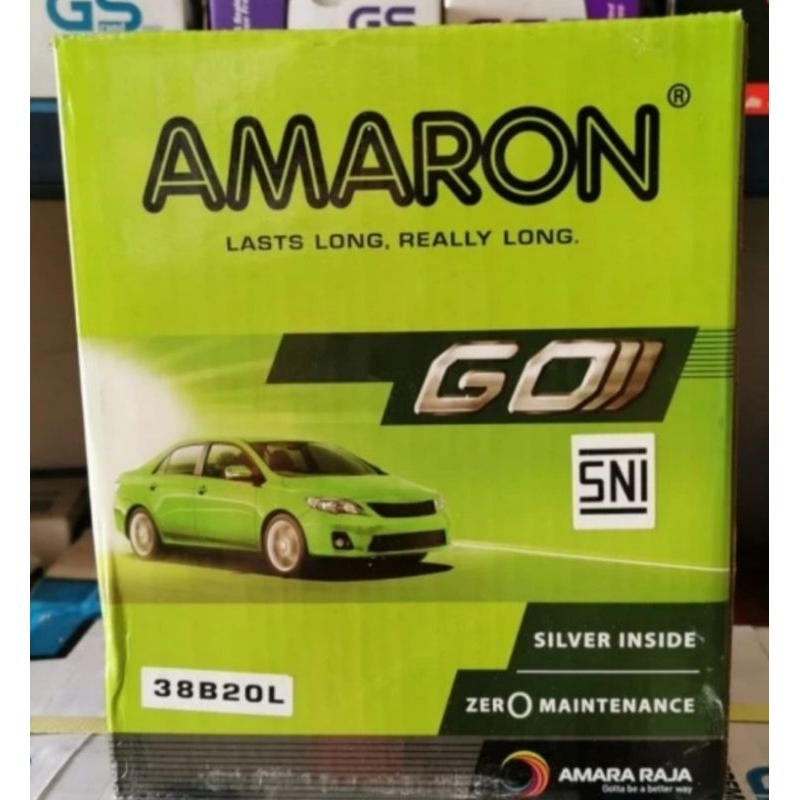 Jual aki agya mobilio brio Amaron Go MF NS40ZL 48B20L | Shopee Indonesia