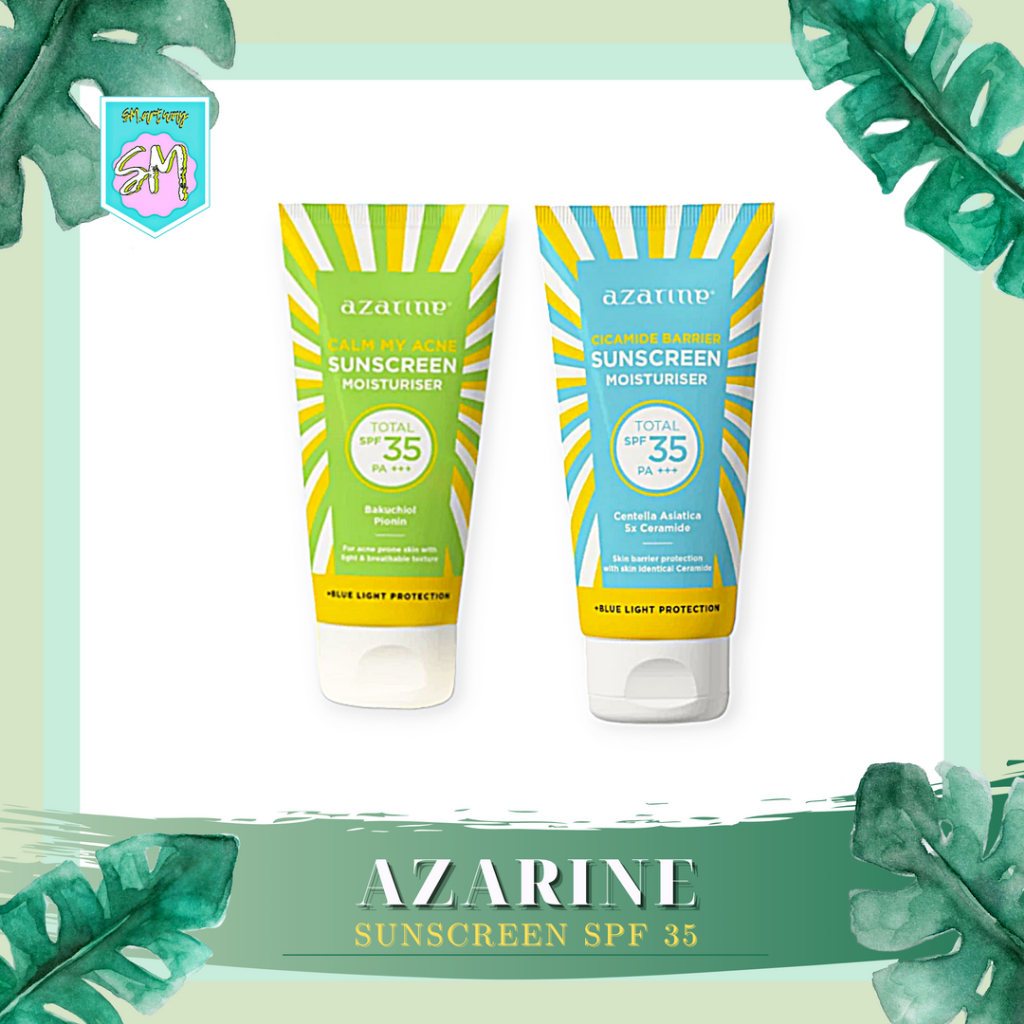Jual AZARINE Sunscreen SPF 35 PA+++ Calm My Acne & Cicamide Barrier ...