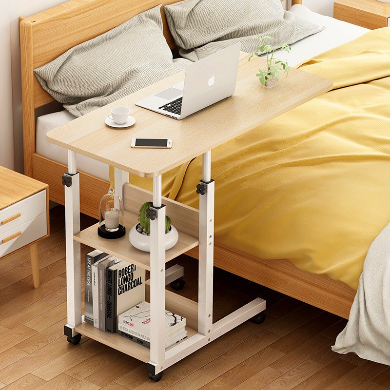 Jual Meja Rak Laptop / Meja Belajar Adjustable Desk With 2 Rack ...