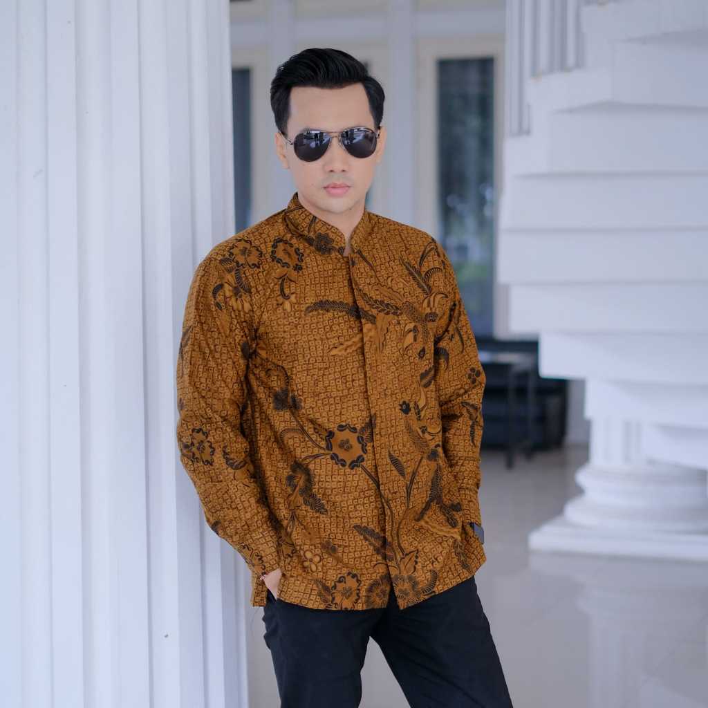 Jual BAJU KOKO BATIK PRIA LENGAN PANJANG Shopee Indonesia