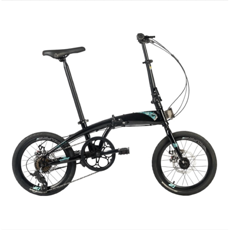 Jual SEPEDA LIPAT ELEMENT POLICE MILAN PATTERNLINE 16 inch 8 SPEED ...