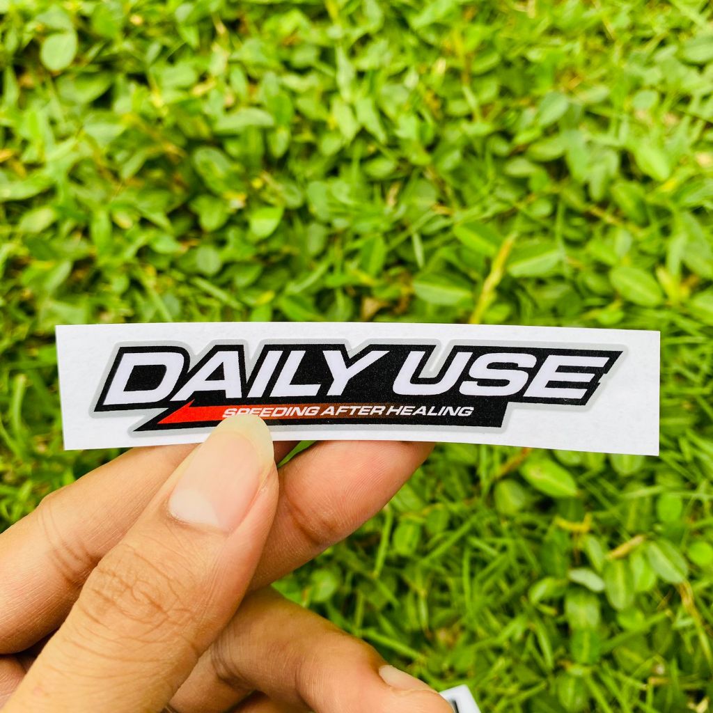 Jual sticker motor - stiker DAILY USE speeding after healing | Shopee ...
