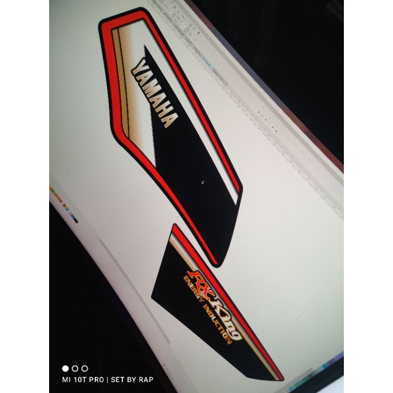 Jual striping rx-king model ori super glossy hasil gambar tajam ...