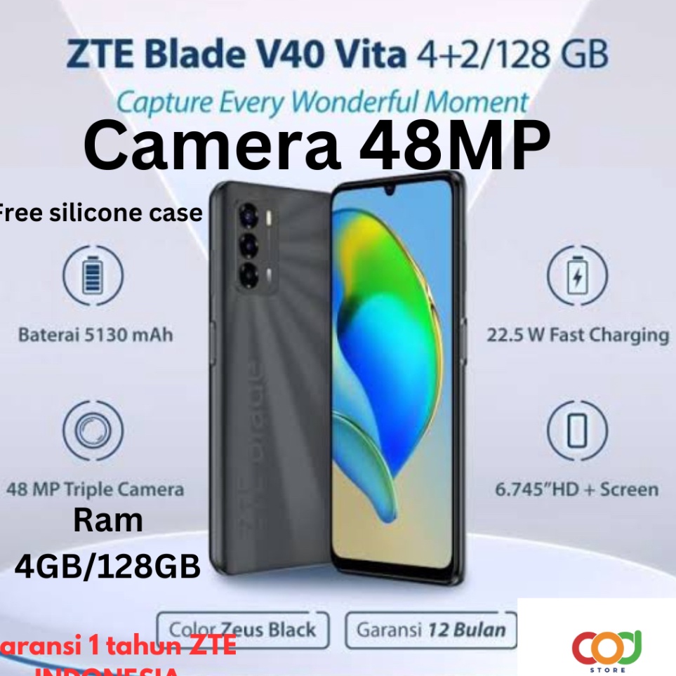 Jual ZTE Blade V4 ViTA RAM 4GB2GB128GB HP VIRAL224 UNISOC T66 Octacore ...