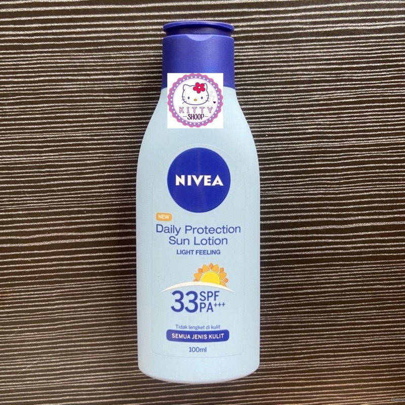 Jual NIVEA Body Lotion Daily Protection Sun SPF33 100ml Proteksi
