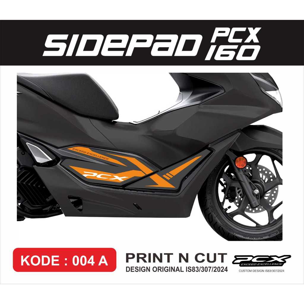 Jual Sticker Variasi Tankpad Sidepad bawah honda PCX 160 al PCX 160 ...