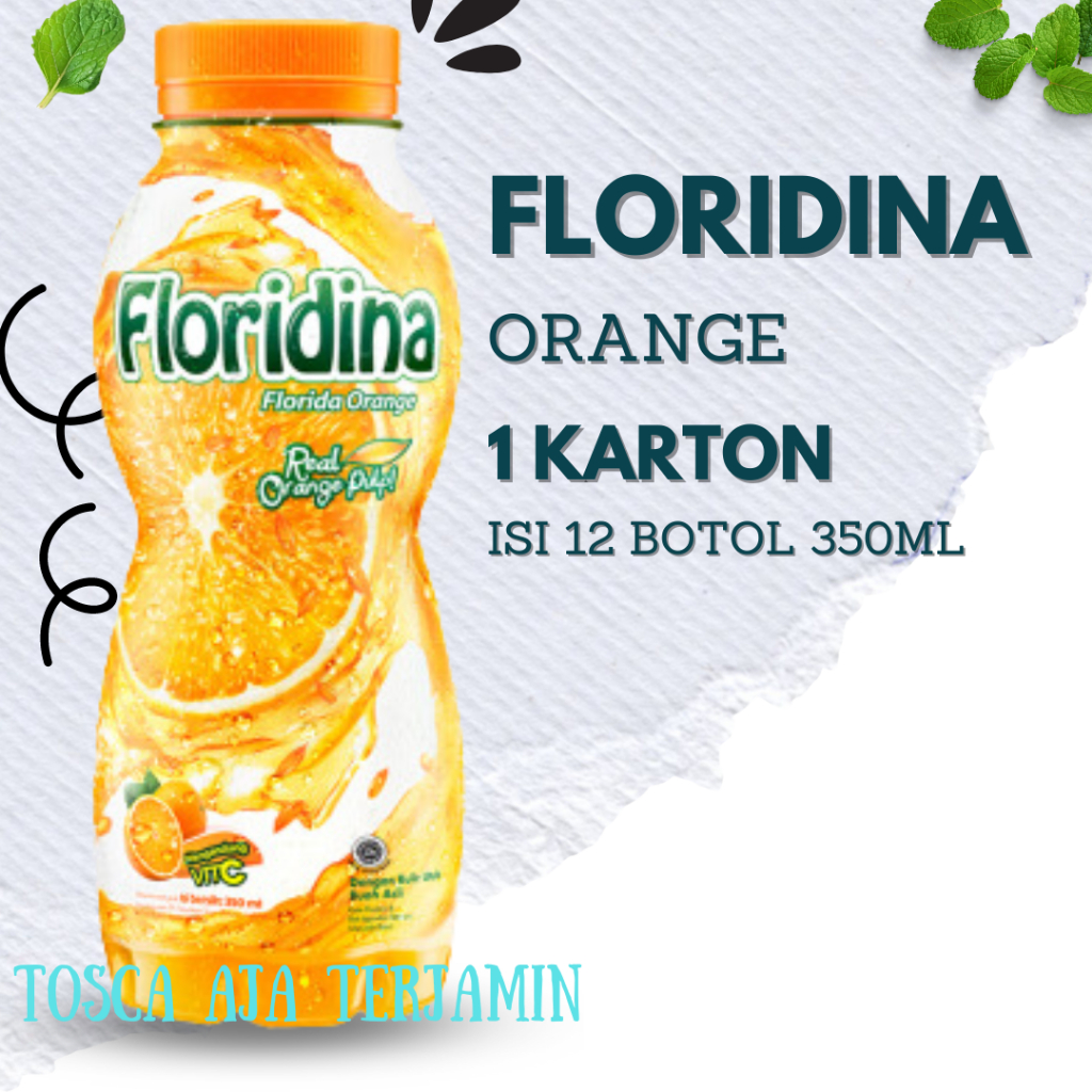 Jual Floridina Orange | Floridina Coco 350mL 1 Karton Isi 12 Botol ...