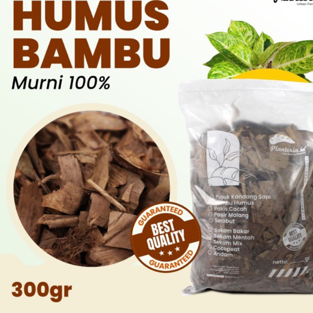 Jual Media Tanam Daun Bambu Humus Ori 300gr | Shopee Indonesia