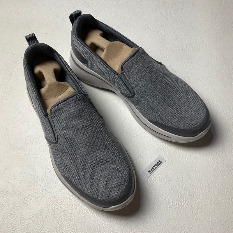 Jual Sepatu Slip On Skechers Go Walk Arch Fit Our Earth Gray New