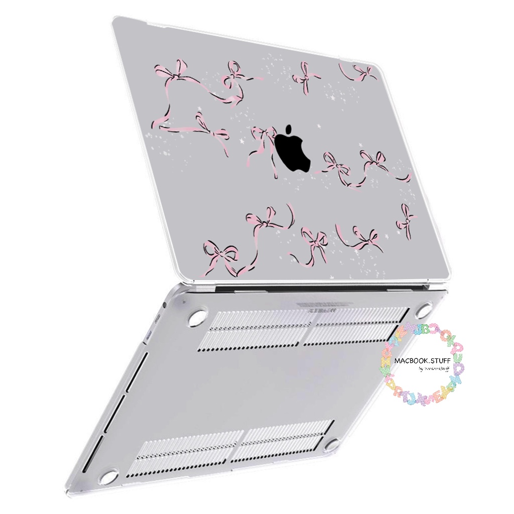 Jual MACBOOK Case CUSTOM PINK RIBBON PITA MERAH MUDA SKETSA DESIGN NEW ...
