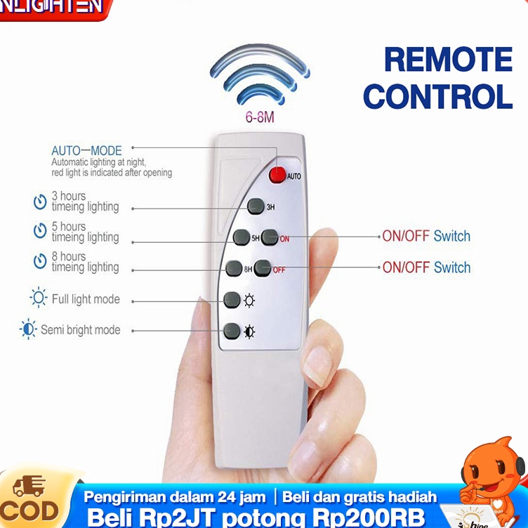 Jual EHn Remote control khusus untuk lampu tenaga surya Remote control ...