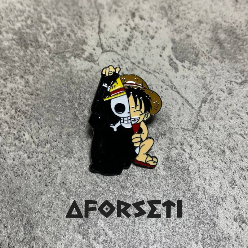 Jual PIN ENAMEL “LUFFY 2” BROS PIN / BROOCH / PIN COUPLE / PIN ...
