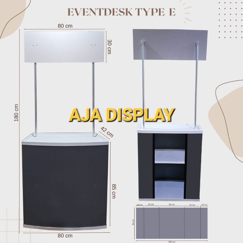 Jual EASY COUNTER / POLY COUNTER KOTAK / EVENT DESK / MEJA PROMOSI ...