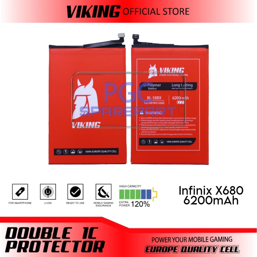 Jual Baterai Double Power Viking Bl Bx Infinix Hot Play X X B X C Batu