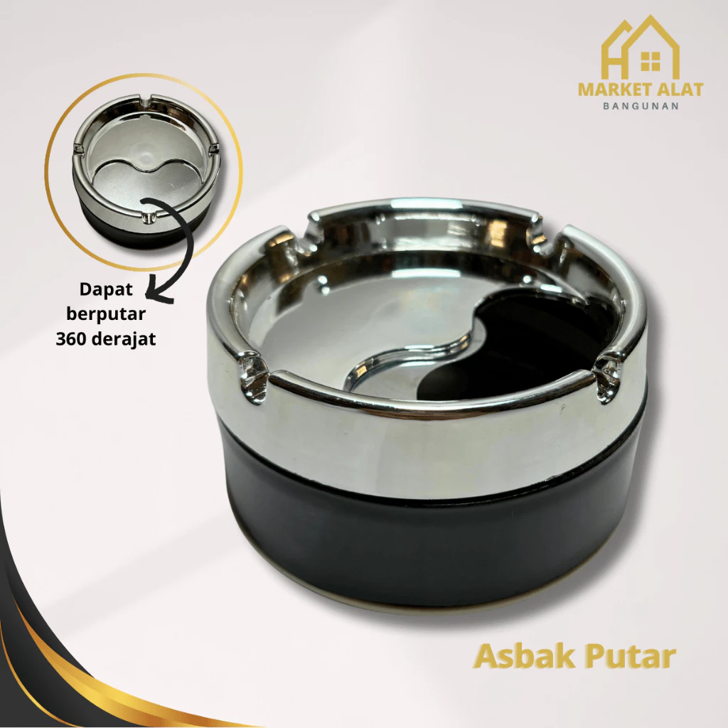 Asbak Putar Tampak Atas