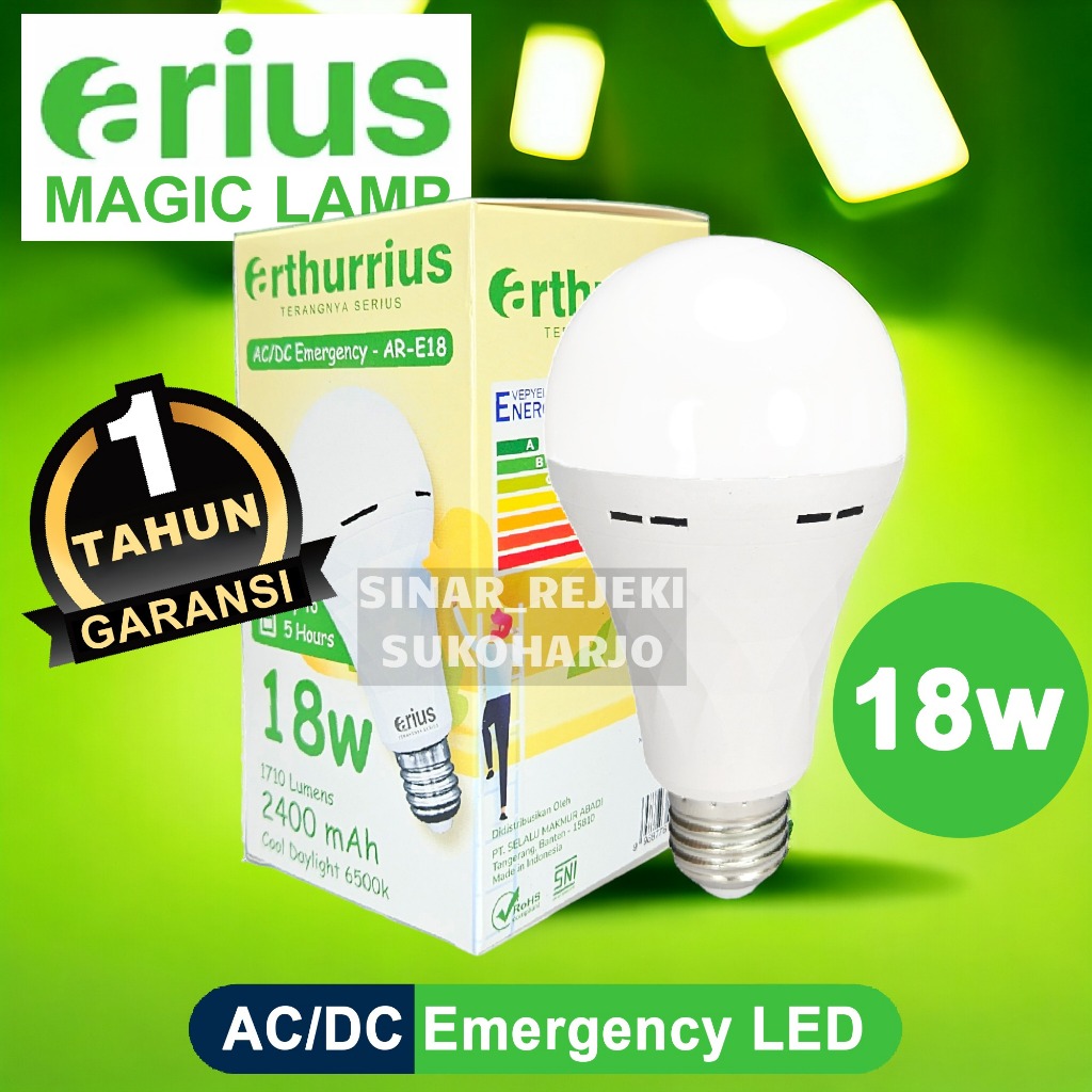 Jual Arius Lampu Emergency Led Magic Lamp Lampu 9w 12w 18w Bohlam