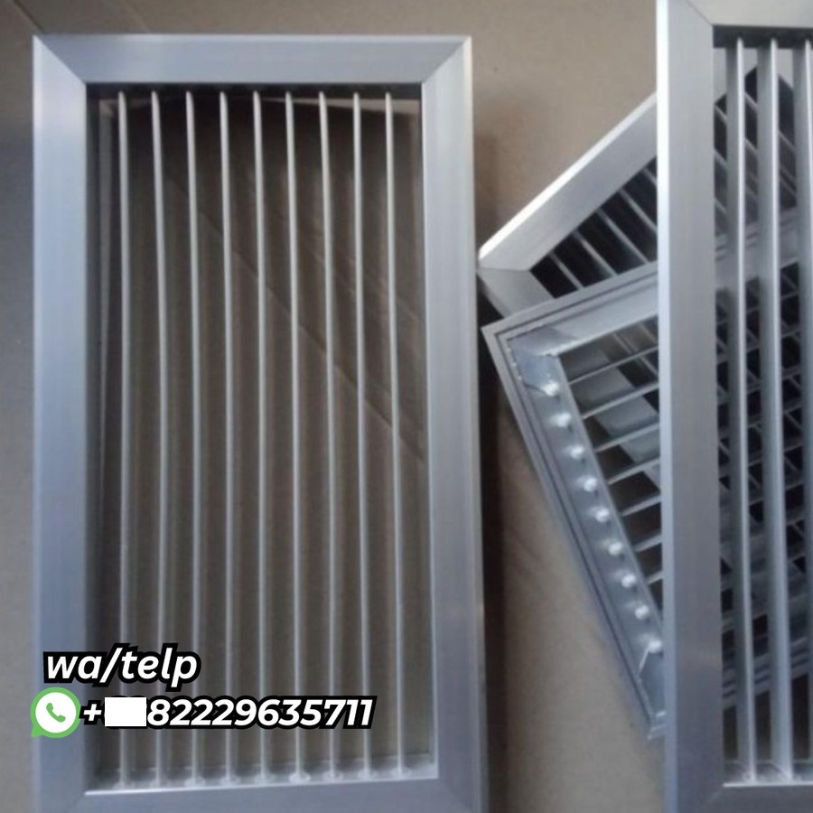 Jual RAG/ return air grille 20 X 60 grill AC natural ukuran dalam ...