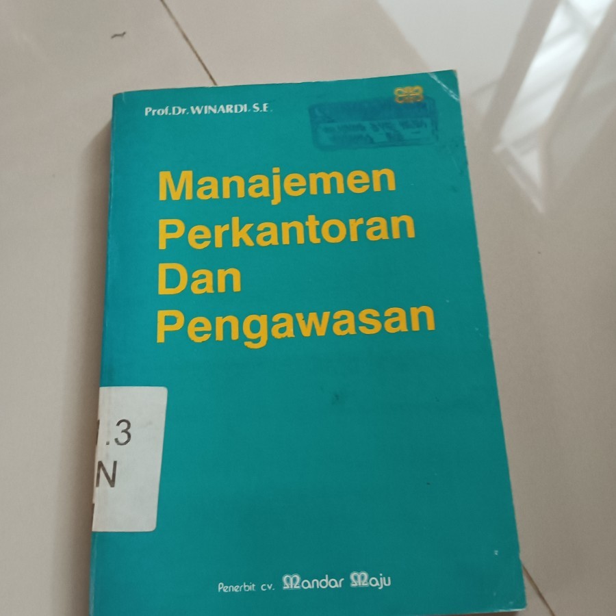 Jual Buku Manajemen Perkantoran & Pengawasan 