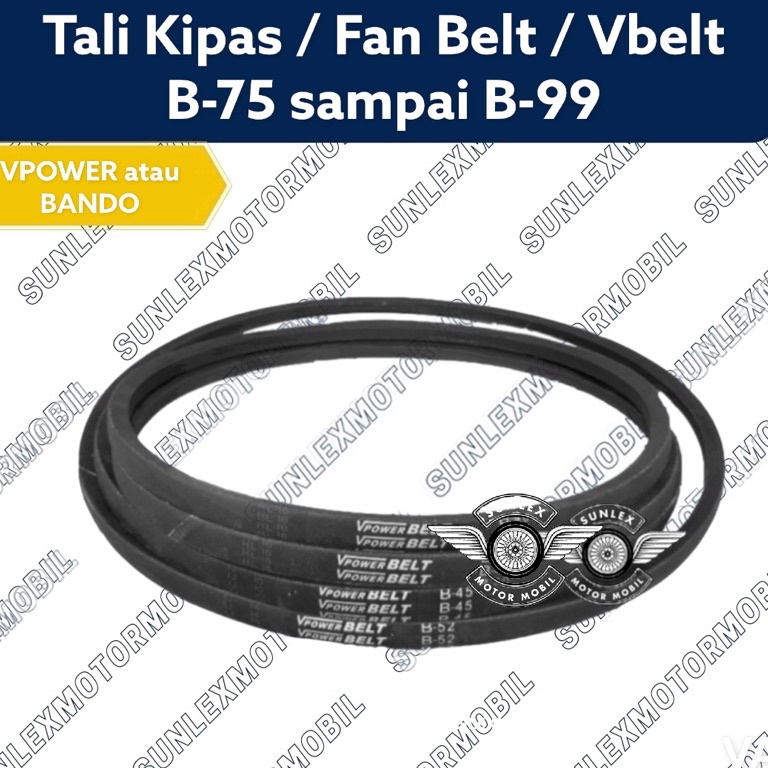 Jual Paling Sesuai FAN BELT VBELT TALI KIPAS TIPE B VPOWER BANDO B99 ...