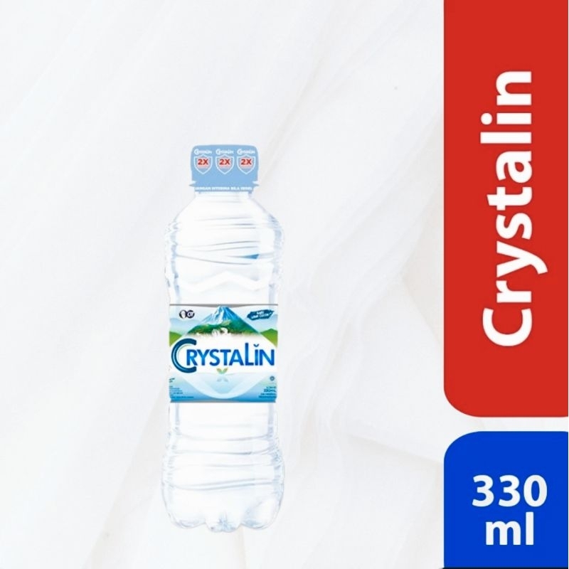 Jual RN_Frozen - CRYSTALIN Mineral Water Kemasan Botol 330 ml - (1 ...