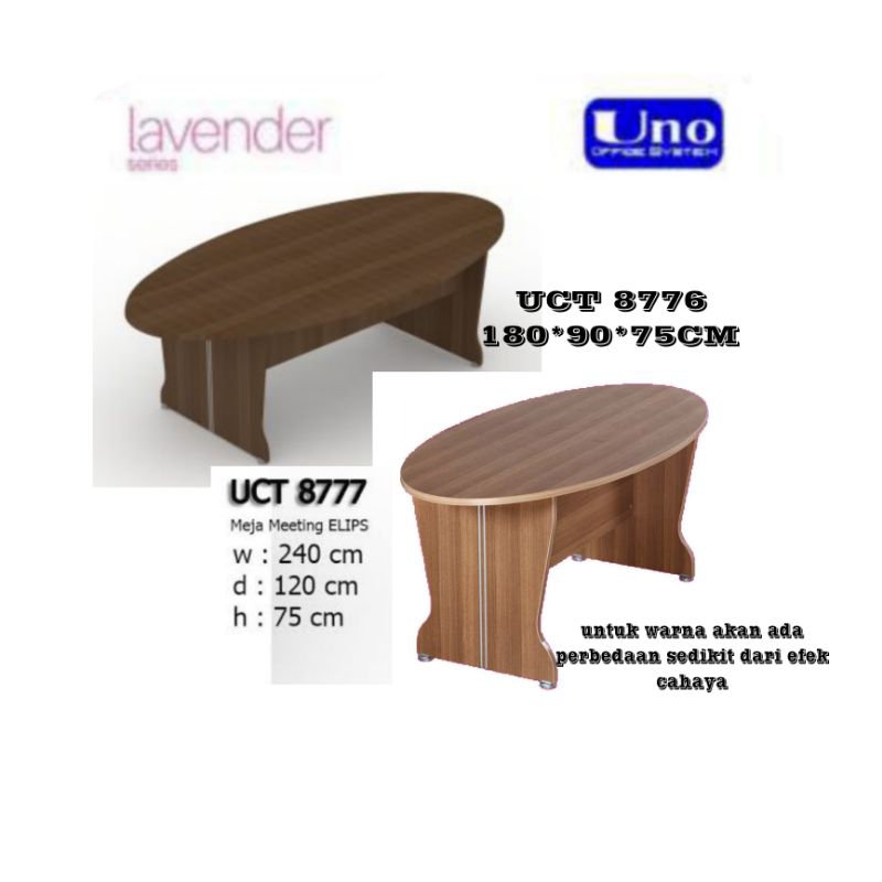 Jual MEJA MEETING ELIPS UNO LAVENDER UCT 8776/8777 MEJA RAPAT KANTOR ...