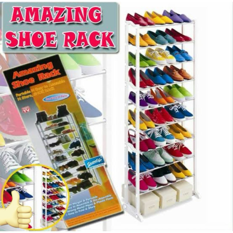 Jual rak sepatu amazing shoe rack | Shopee Indonesia
