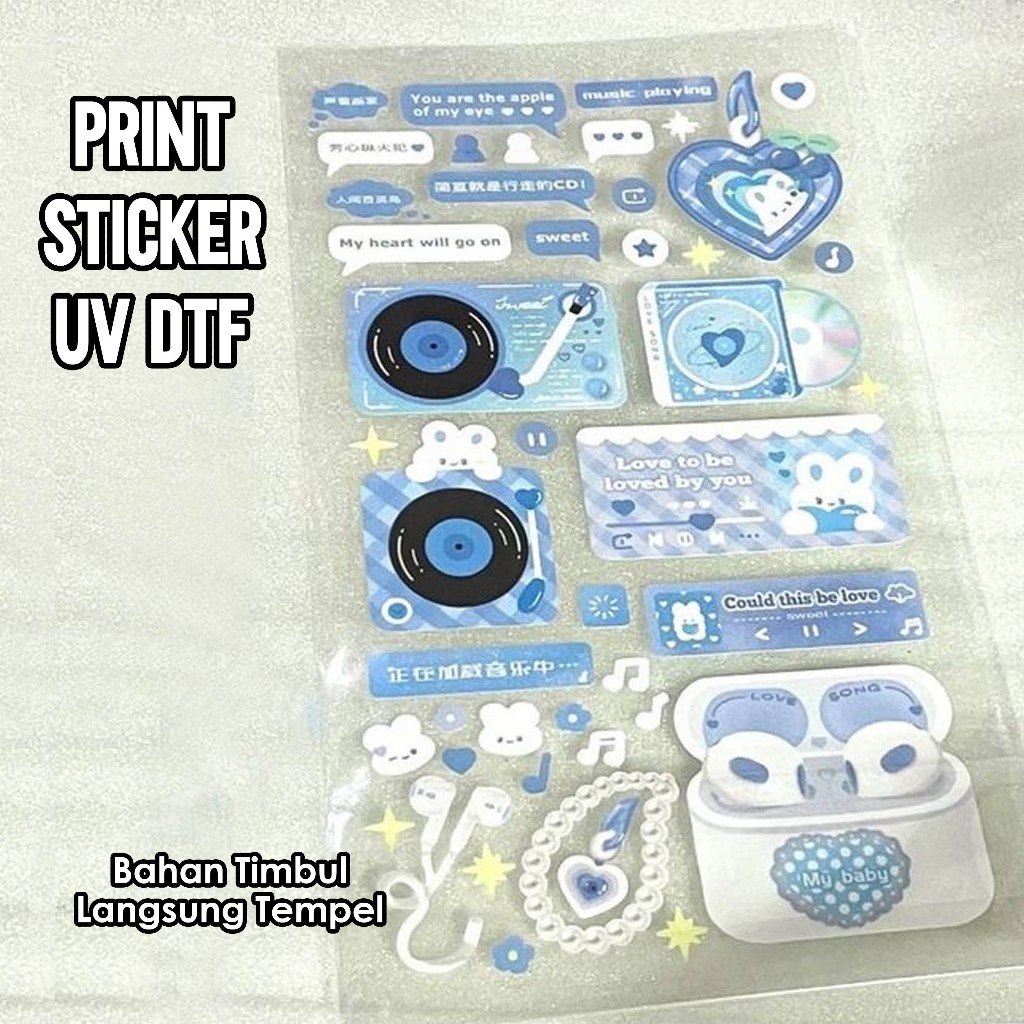 Jual STIKER DTF UV CETAK PRINT/DECAL KERING/CUTTING STIKER CUSTOM FULL ...