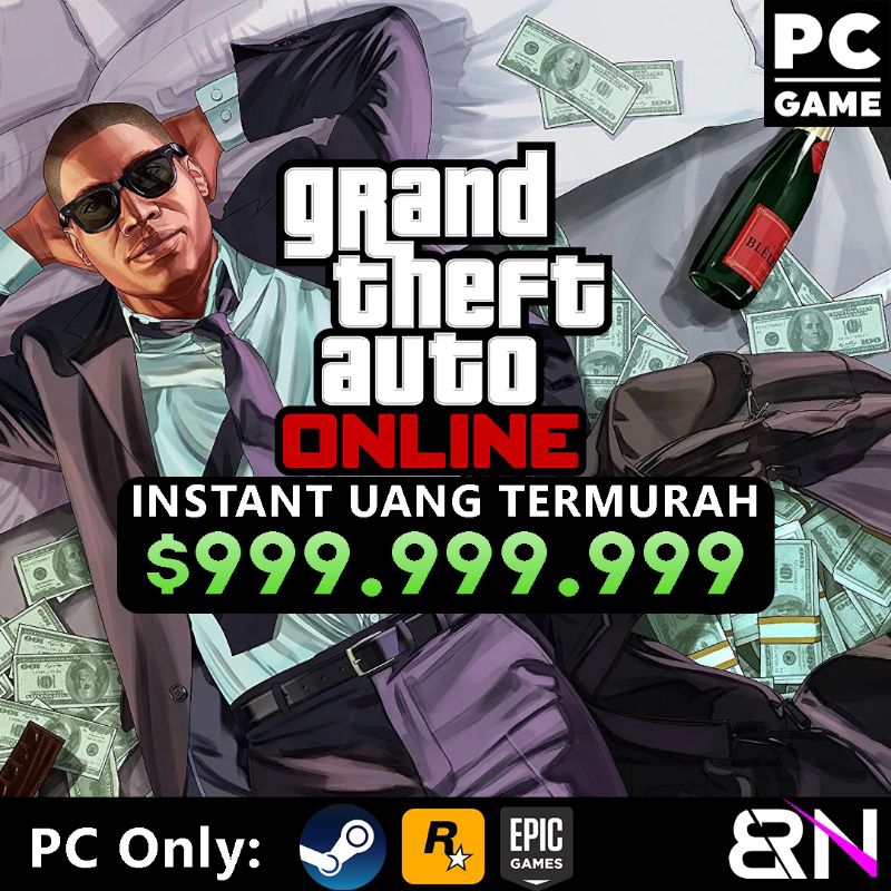 Jual Instant Uang Grand Theft Auto V Premium Edition Online Gta5 Gta