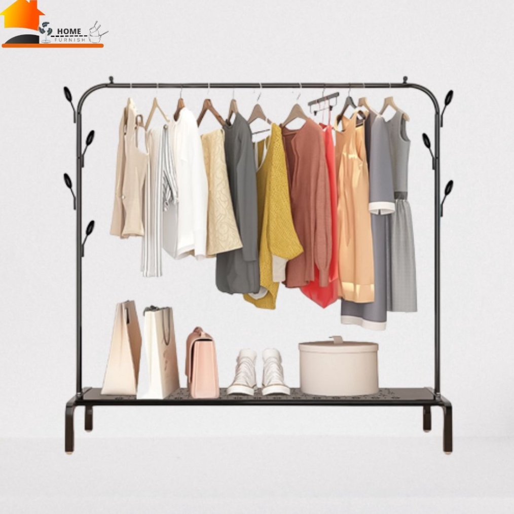 Jual 1212 MALL Stand Hanger Single Besi Kuat Display Gantungan Baju ...