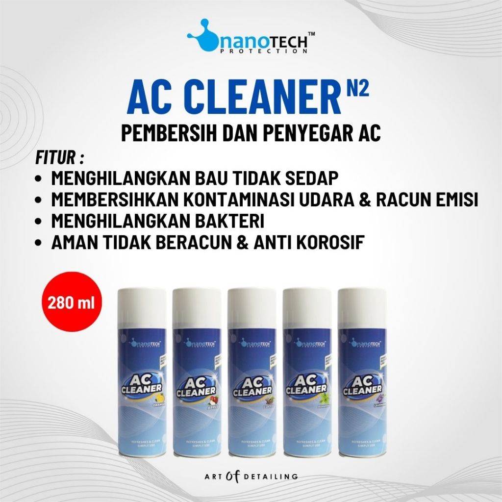 Jual AC CLEANER Pembersih AC Mobil nanoTECH PROTECTION AC Refresher Pembersih Evaporator