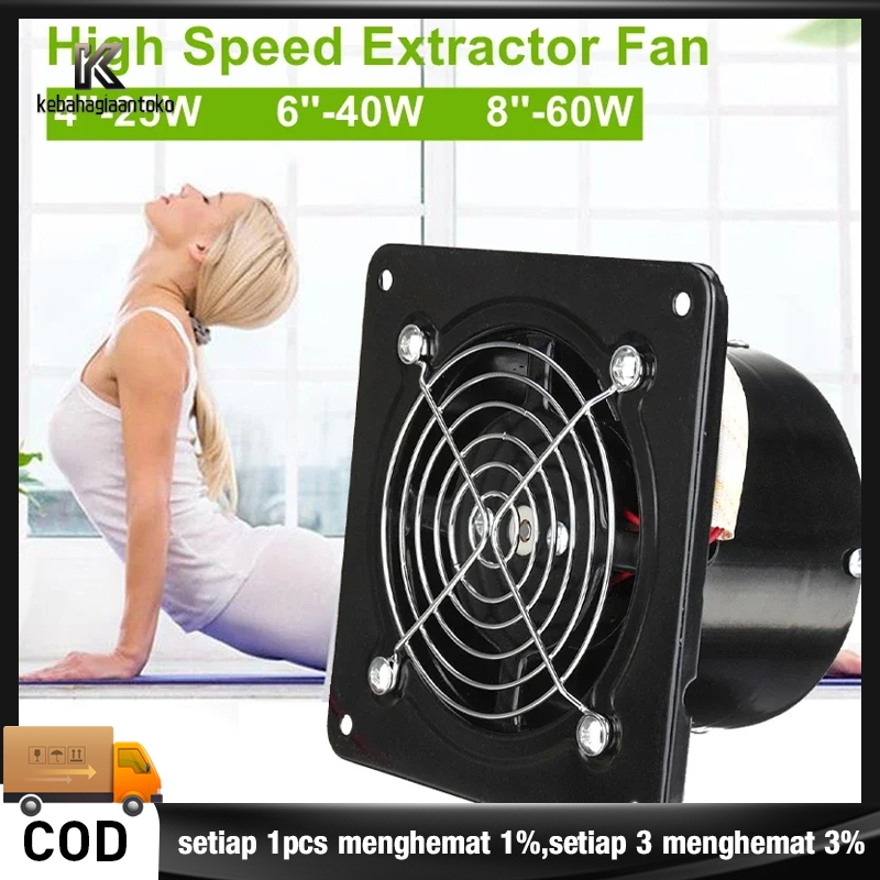 Jual Exhaust fan 4 inci Pipa Listrik Pipa Baja Tahan Karat Kipas Angin