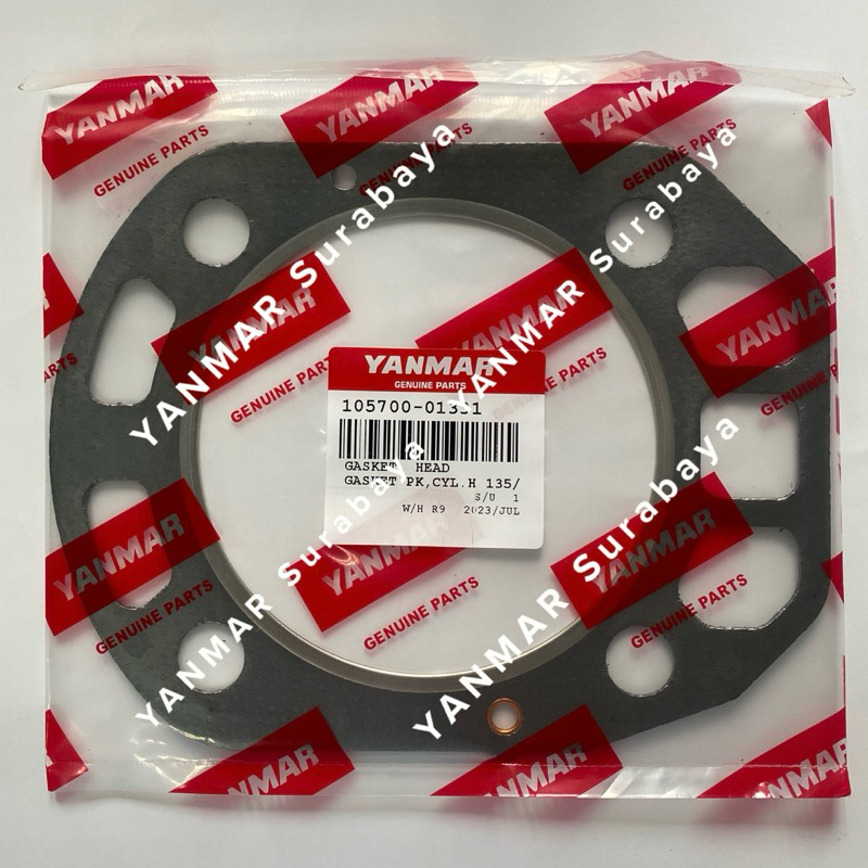 Jual Gasket head / Packing kop Yanmar TF155/TF135 105700-01331 Original ...