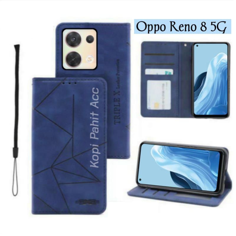 Custodia Portafoglio A Libro Con Design Lupo Della Foresta Per OPPO Reno 8 Lite 5G – PU Pelle, 3 Slot Carte, Supporto E Chiusura Magnetica