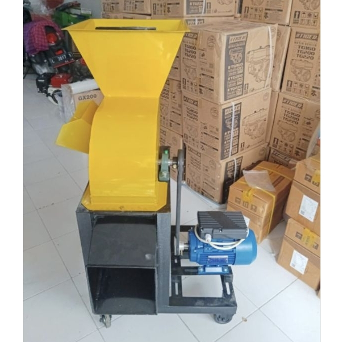 Jual Mesin Cacah Rumput Multifungsi + Dinamo 2HP | Shopee Indonesia