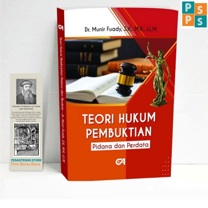 Jual Buku Original Teori Hukum Pembuktian Pidana Dan Perdata Edisi