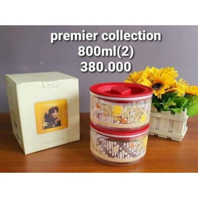 Jual Tupperware Toples Premier Motif Batik dan polos Toples Kue Lebaran ...