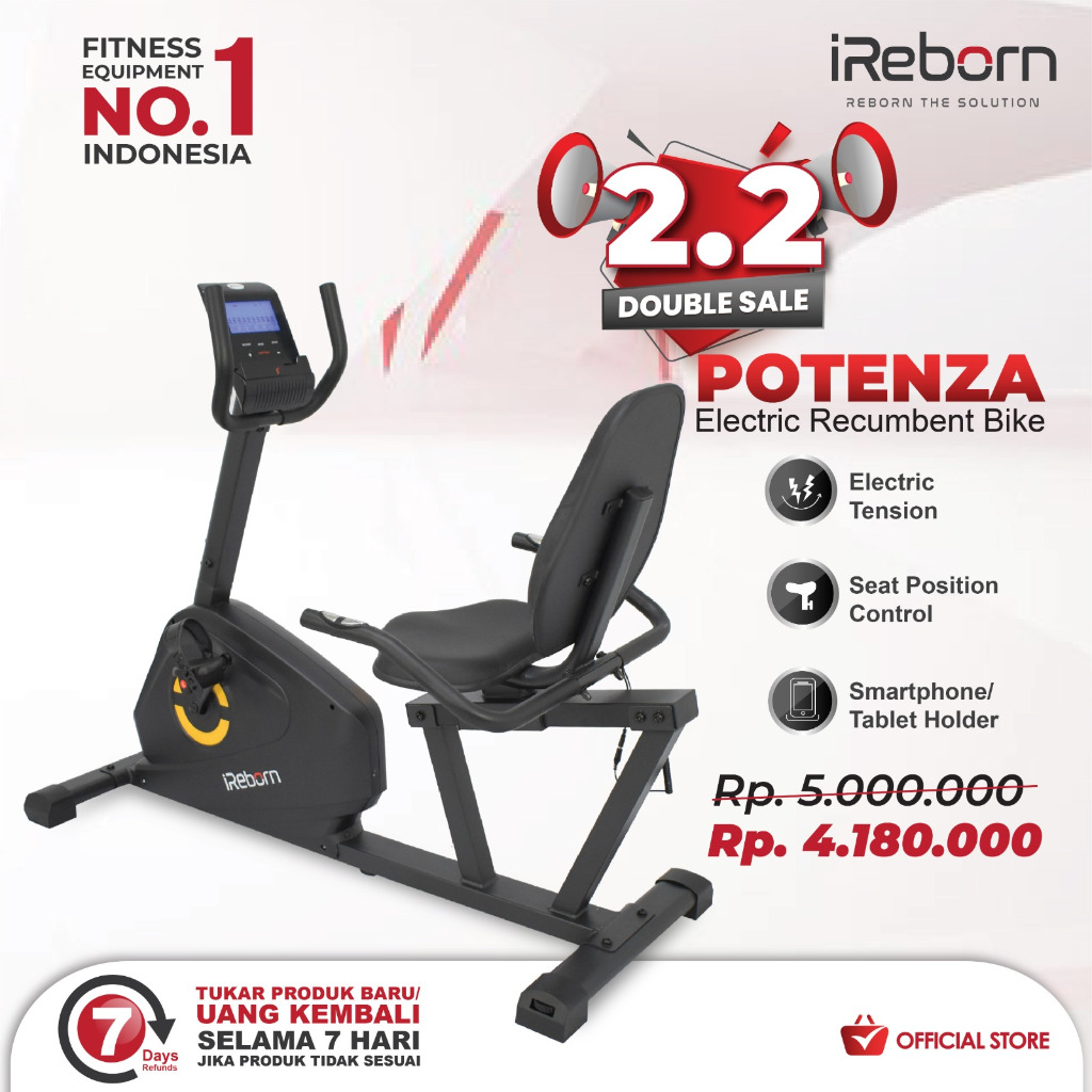 Jual 2024 recumbent bike