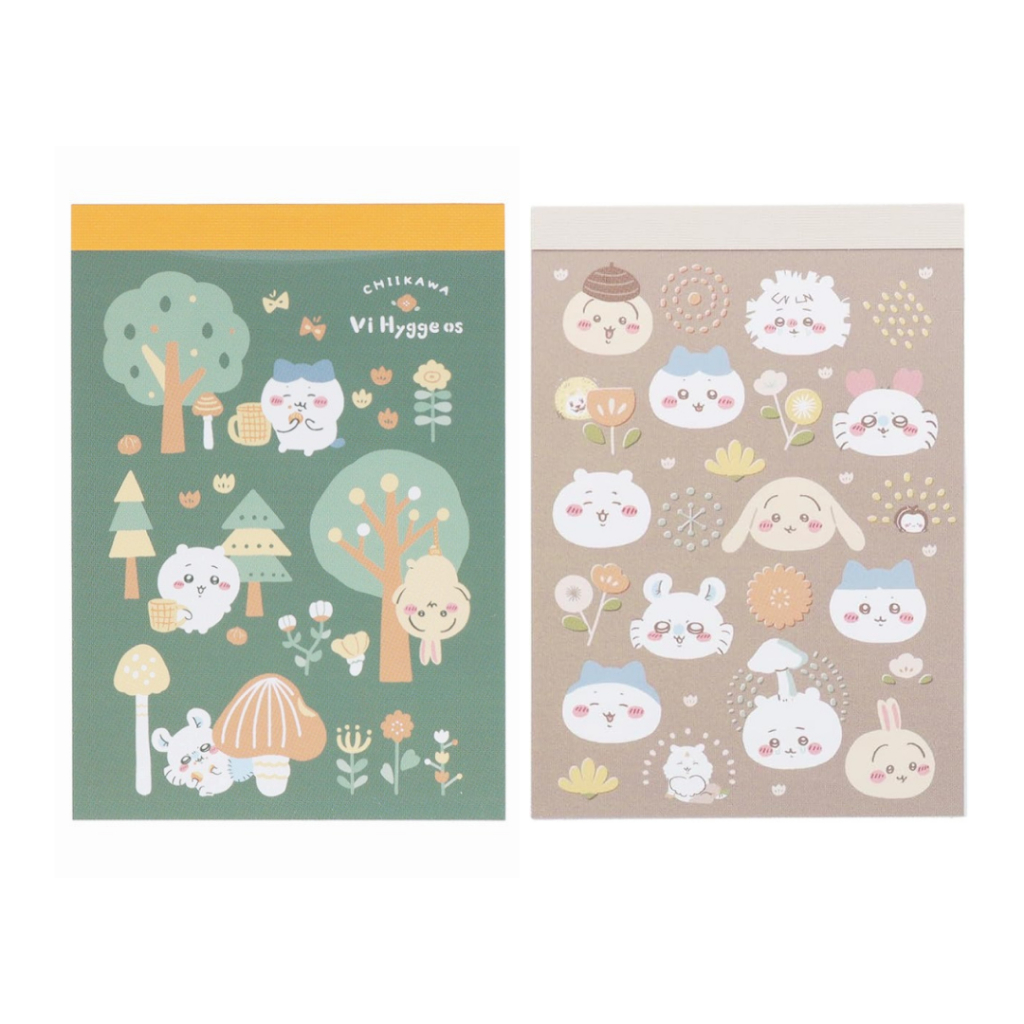 Jual Mini Memo Pad Chiikawa Vi Hygge OS Hachiware Usagi Momonga Note ...