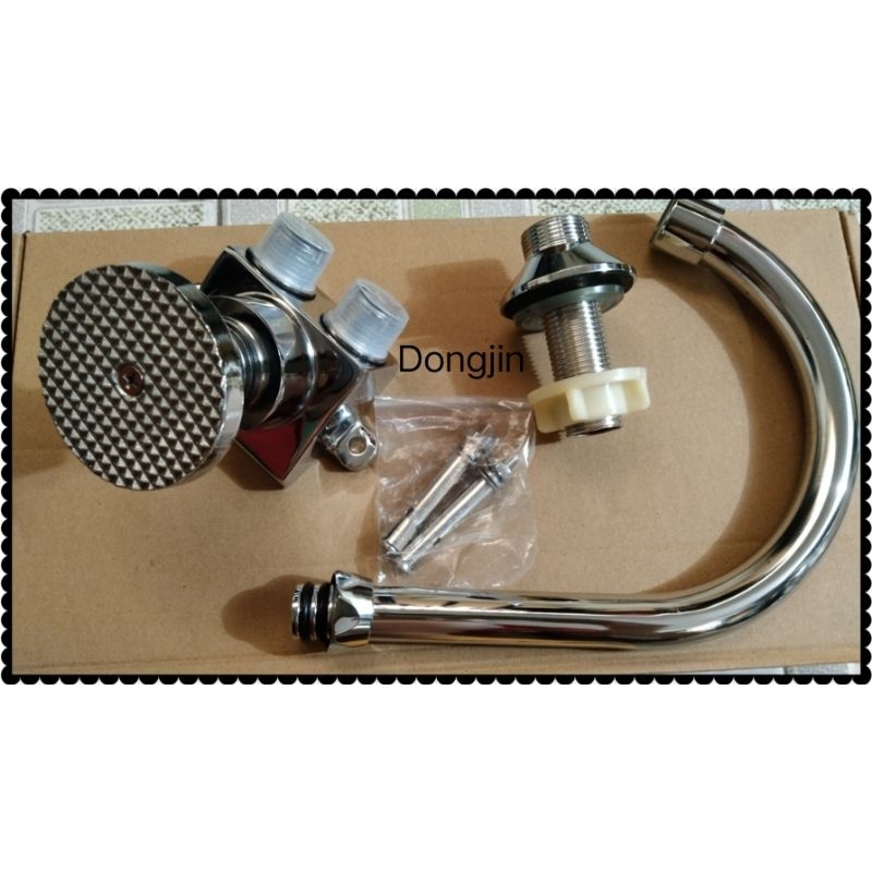 Jual Kran injak/Kran Wastafel Injak /Kran Angsa Model Pedal Injak Model ...